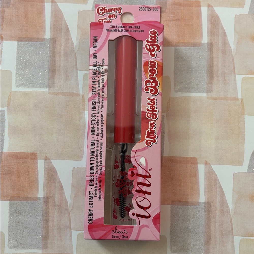 Cherry On Ultra Hold Brow Glue in Red